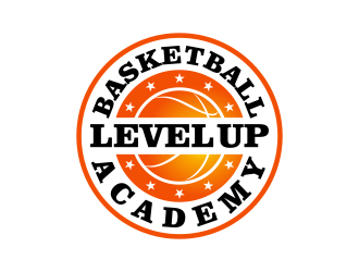 LEVEL UP BASKETBALL ACADEMY logo design by ubai popi