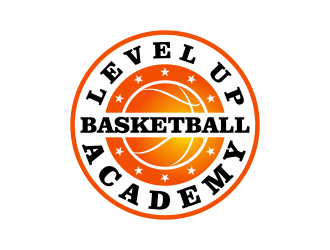 LEVEL UP BASKETBALL ACADEMY logo design by ubai popi