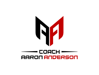 Coach Aaron Anderson logo design by mikael