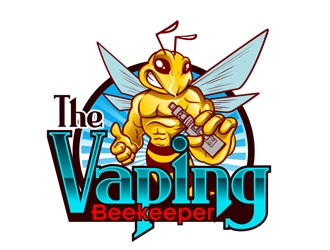 The Vaping Beekeeper logo design by DreamLogoDesign