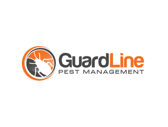 GuardLine pest management logo design by evdesign