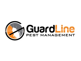 GuardLine pest management logo design by invento