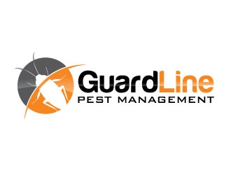 GuardLine pest management logo design by invento