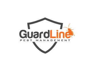 GuardLine pest management logo design by Lovoos