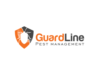 GuardLine pest management logo design by ubai popi