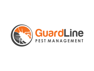GuardLine pest management logo design by tukangngaret