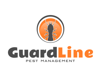 GuardLine pest management logo design by manstanding