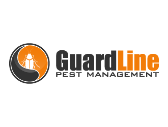 GuardLine pest management logo design by fastsev