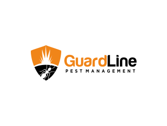 GuardLine pest management logo design by Greenlight
