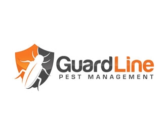GuardLine pest management logo design by LogoInvent