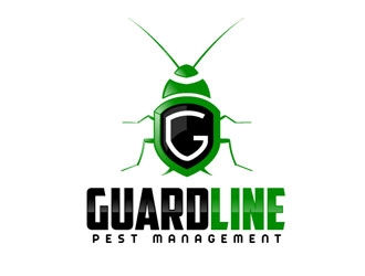 GuardLine pest management logo design by LogoInvent