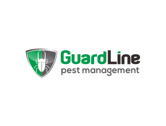 GuardLine pest management logo design by mkriziq