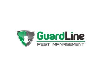 GuardLine pest management logo design by mkriziq
