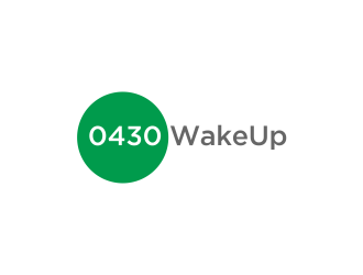 0430 WakeUp logo design by afra_art