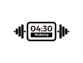 0430 WakeUp logo design by Ibrahim