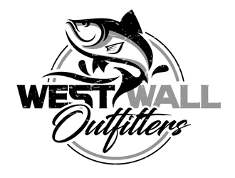 West Wall Outfitters logo design by DreamLogoDesign