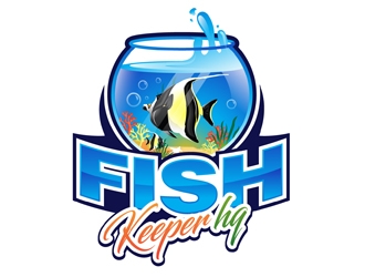 Fish Keeper HQ logo design by DreamLogoDesign