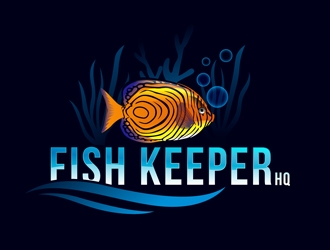Fish Keeper HQ logo design by DreamLogoDesign