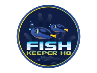 Fish Keeper HQ logo design by Suvendu