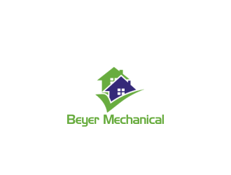 Beyer Mechanical logo design by Greenlight