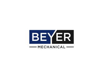 Beyer Mechanical logo design by alby