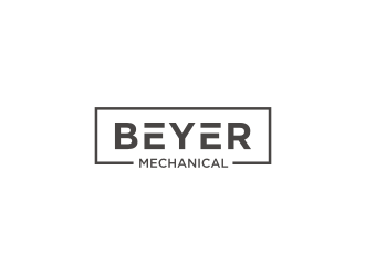Beyer Mechanical logo design by Asani Chie