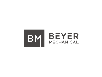 Beyer Mechanical logo design by Asani Chie