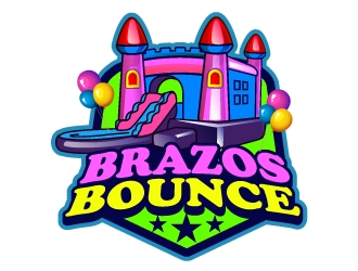 Brazos Bounce logo design by Xeon