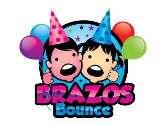 Brazos Bounce logo design by Suvendu