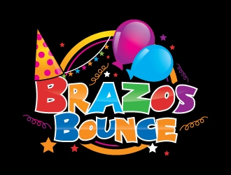 Brazos Bounce logo design by Suvendu