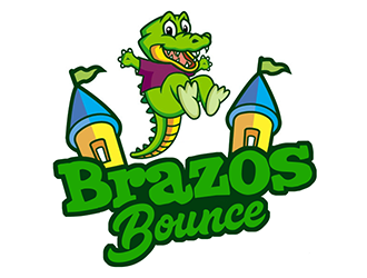 Brazos Bounce logo design by Optimus