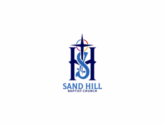 Sand Hill Baptist Church logo design by intellogo