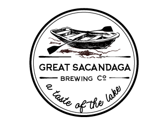 Great Sacandaga Brewing Company logo design by Rachel
