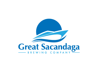 Great Sacandaga Brewing Company logo design by pencilhand
