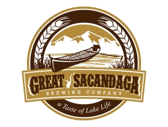 Great Sacandaga Brewing Company logo design by jaize