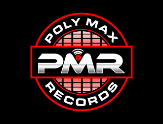 Poly Max Records logo design by akhi