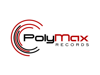 Poly Max Records logo design by serprimero
