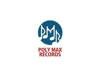 Poly Max Records logo design by logosmith