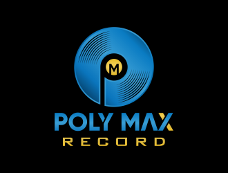 Poly Max Records logo design by mikael
