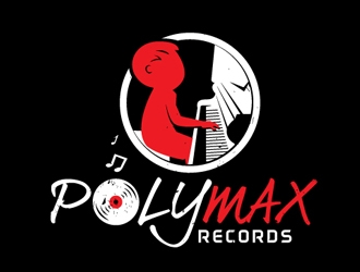 Poly Max Records logo design by logoguy