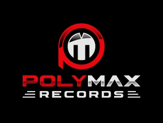 Poly Max Records logo design by akilis13