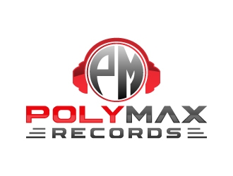 Poly Max Records logo design by akilis13