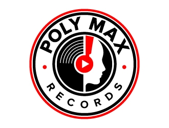Poly Max Records logo design by jaize