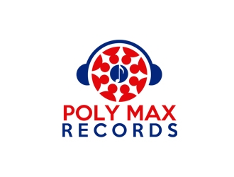 Poly Max Records logo design by krishna