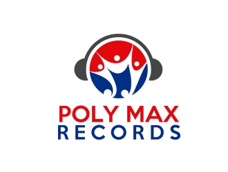 Poly Max Records logo design by krishna