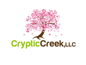 Cryptic Creek, LLC logo design by Marianne
