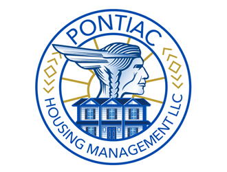 Pontiac Housing Management LLC. logo design by megalogos