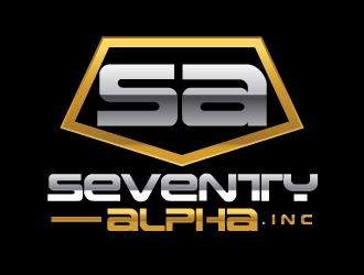 Seventy Alpha, Inc. logo design by Suvendu