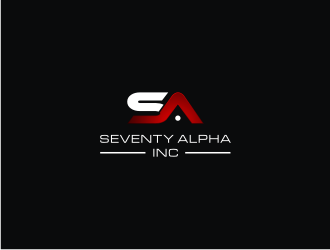 Seventy Alpha, Inc. logo design by vostre