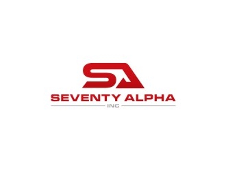 Seventy Alpha, Inc. logo design by Franky.